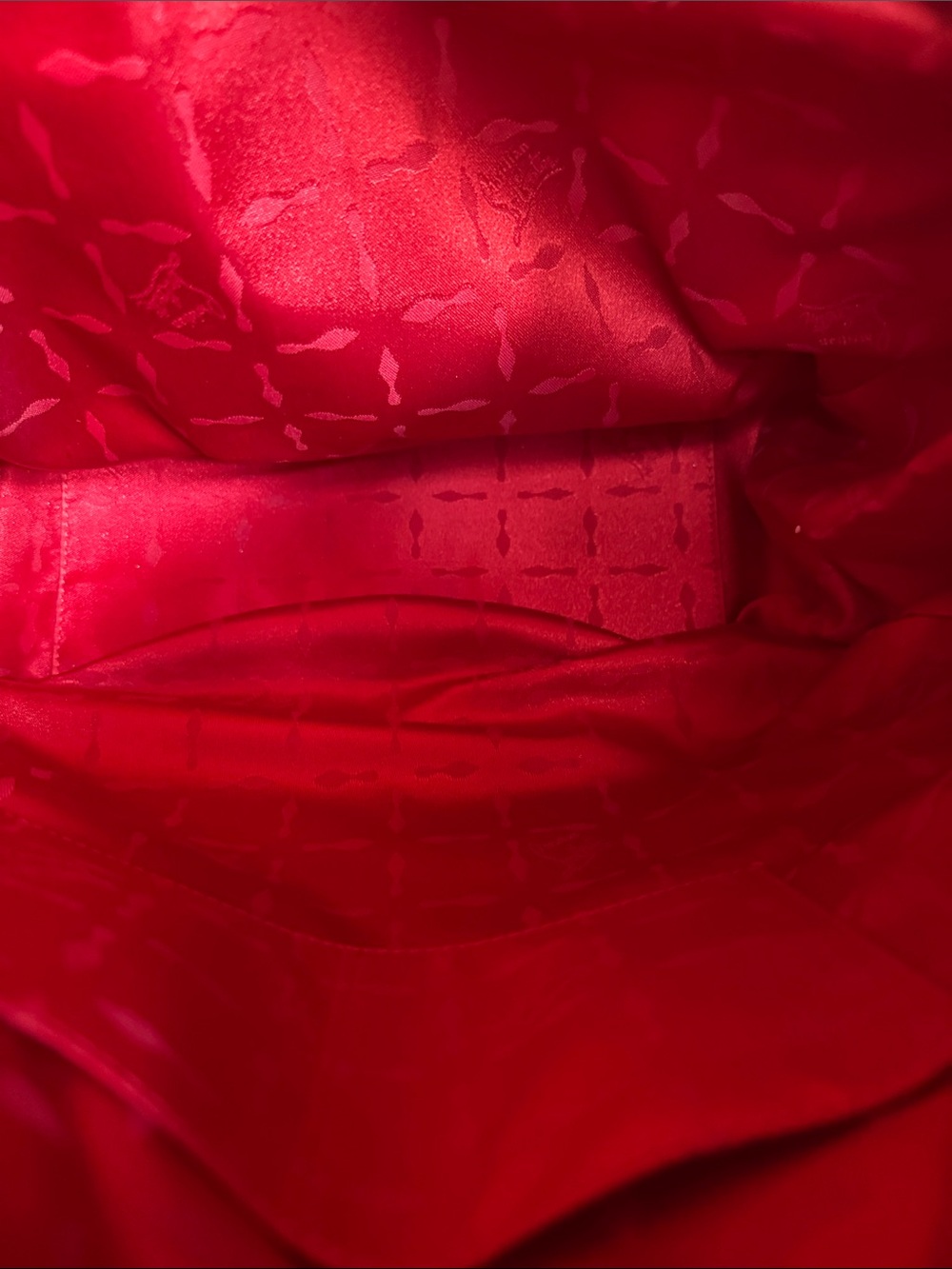Christian Louboutin Taupe Quilted Tote Bag with Gold Zippers - Picture 6 of 8